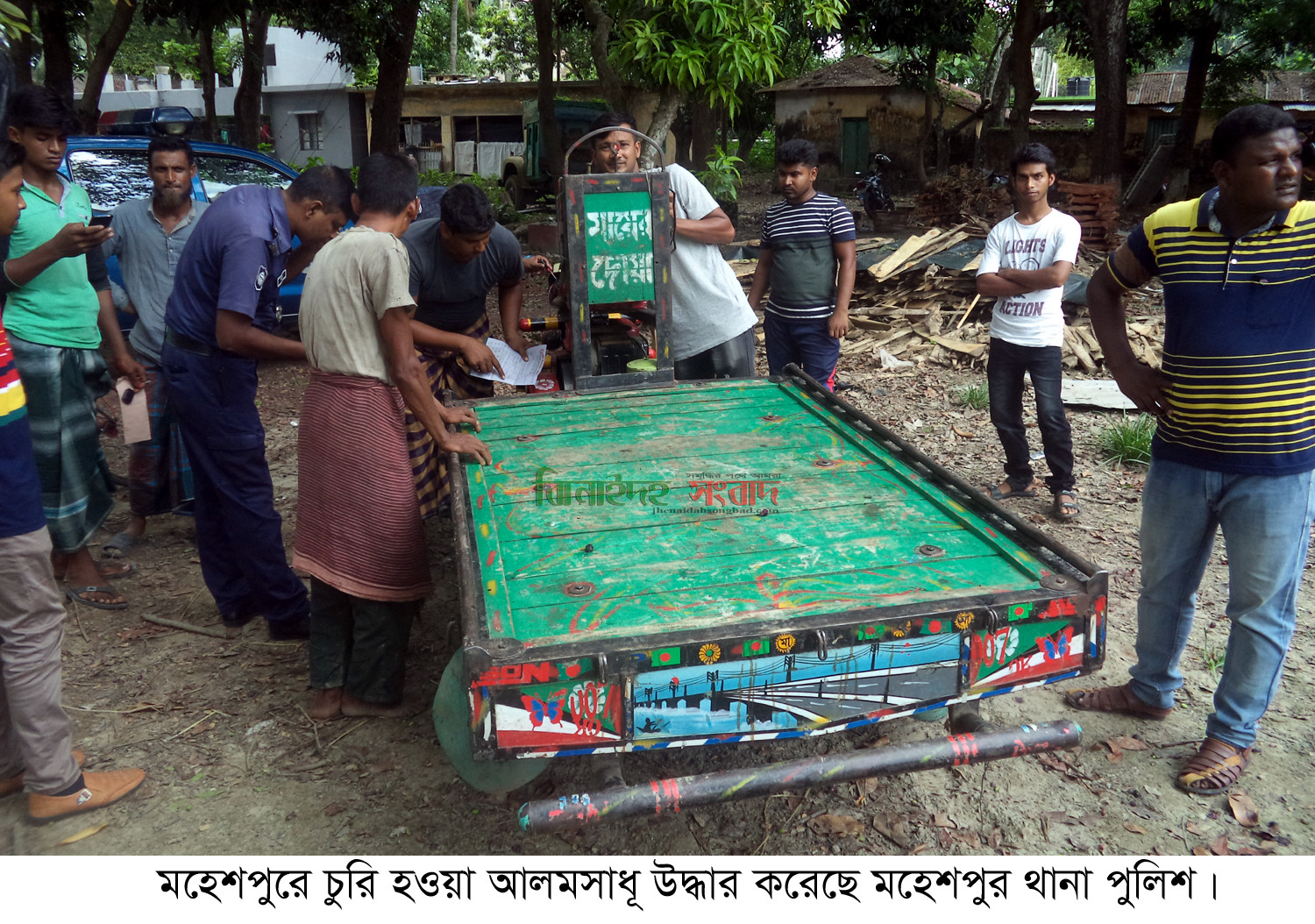 মহেশপুরে চুরি হওয়া আলমসাধু উদ্ধার